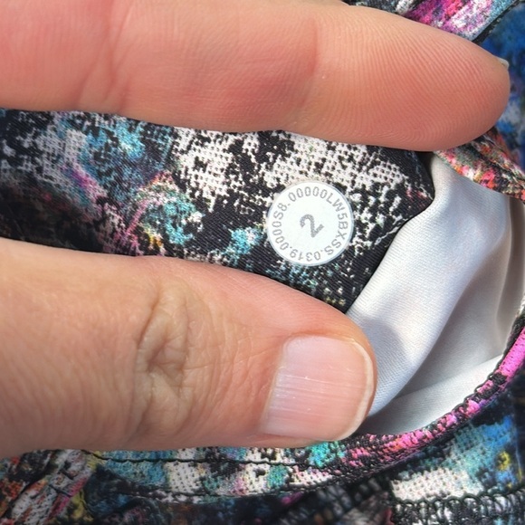 Lululemon Fast and Free Tight II 25" *Non-Reflective Nulux Vitalize Multi - Picture 5 of 6